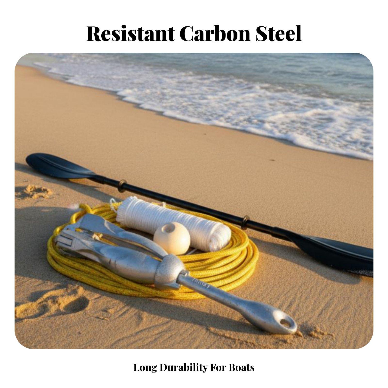 Fishing Kayak Storage Bag - Collapsible Grapnel Anchor for Inflatable Boat