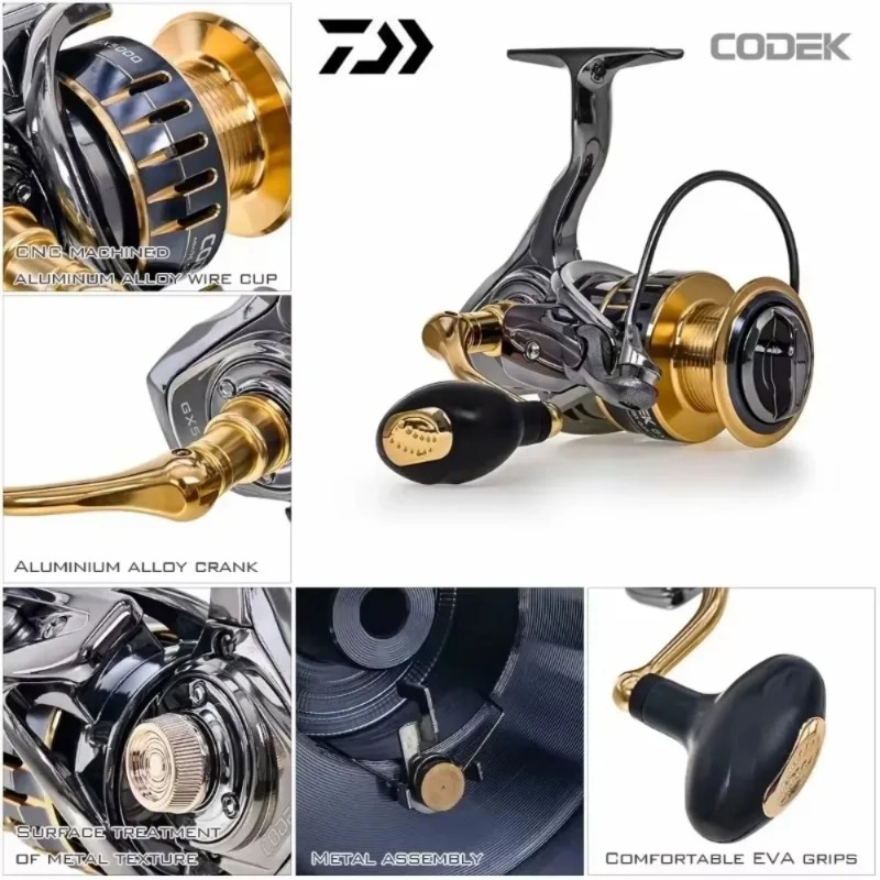 Daiwa CODEK Spinning Reel Bait - огляд і ціна Daiwa Reel Bg
