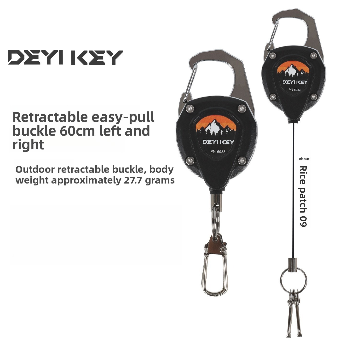 Retractable Keychain Heavy Dut - огляд і ціна Fishing Kayak Rod Holder