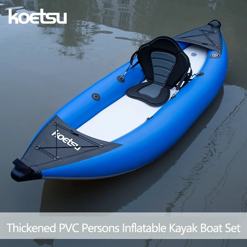 KOETSU 1-2 Persons Inflatable  - огляд і ціна Fishing Kayak Sit On Top