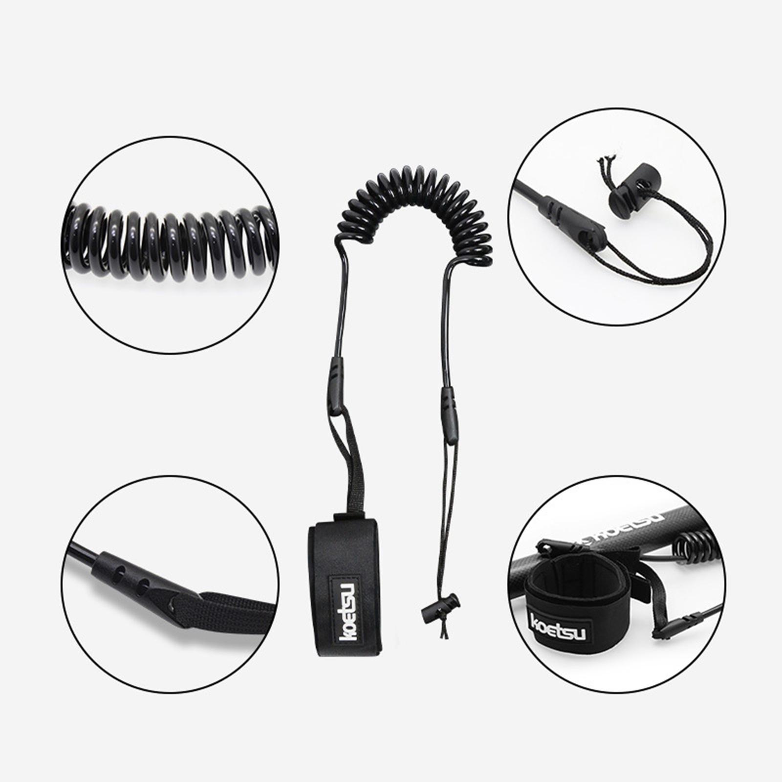 Kayak Paddle Leash Coiled Kaya - огляд і ціна Fishing Kayak Paddle Leash